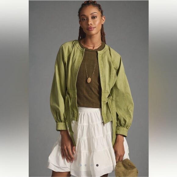 Anthropologie Belted Utility Jacket NEW Size Large - Picture 3 of 12